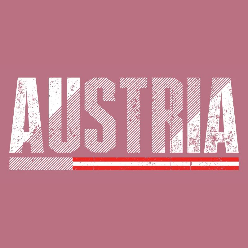 Austria Bold Distressed Flag