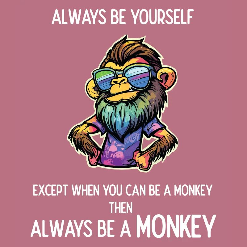 Sei immer ein Affe
