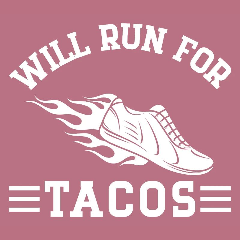Marathon Runner Will Run For Tacos Running Gift