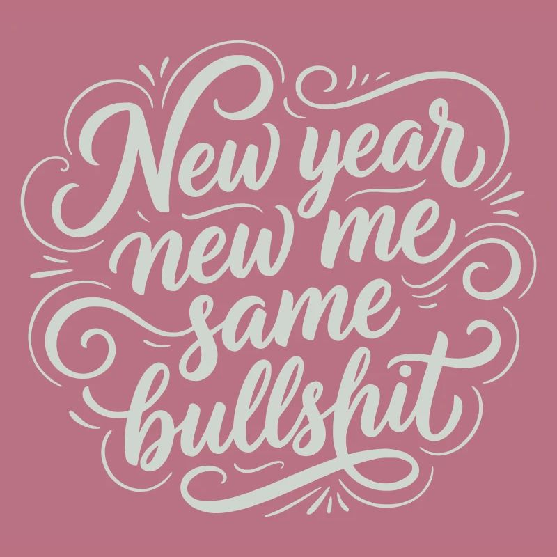 Même conneries du Nouvel An - Drôle de Sarcastic White