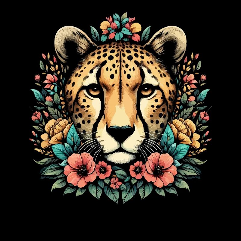 Guépard Fleurs de guépard