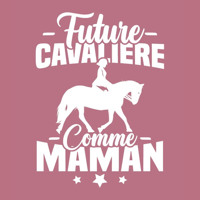 Future cavalière comme maman