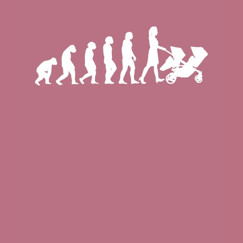 Evolution Mama avec poussette jumelle