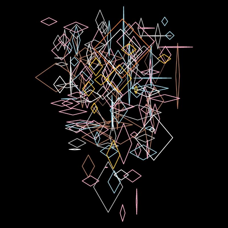 Abstrakt Grafik "Karo"