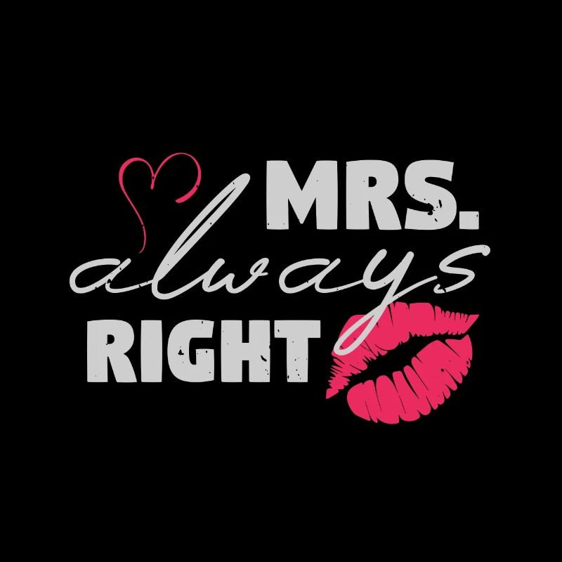 Mrs always right - Partnerlook