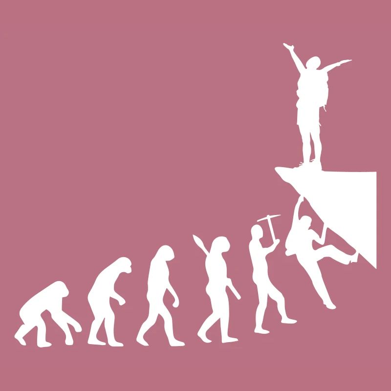 Evolution pour escalader l'alpinisme