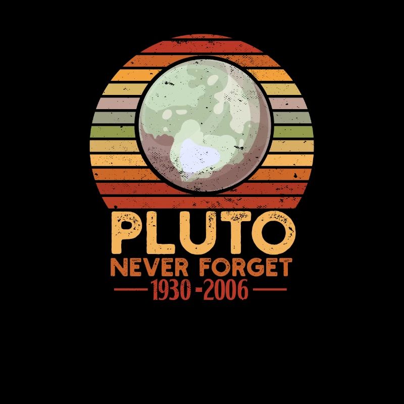 Solar System Pluto Never Forget 30-06