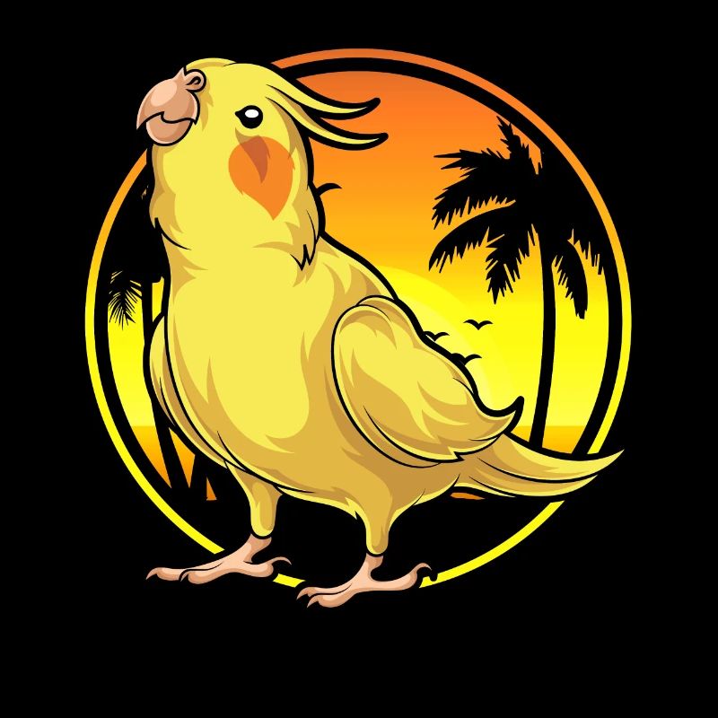 Summer Sunset Bird Cockatiel