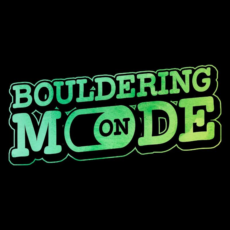 Bouldering Mode On Rock Climber Rock Boulder Mount