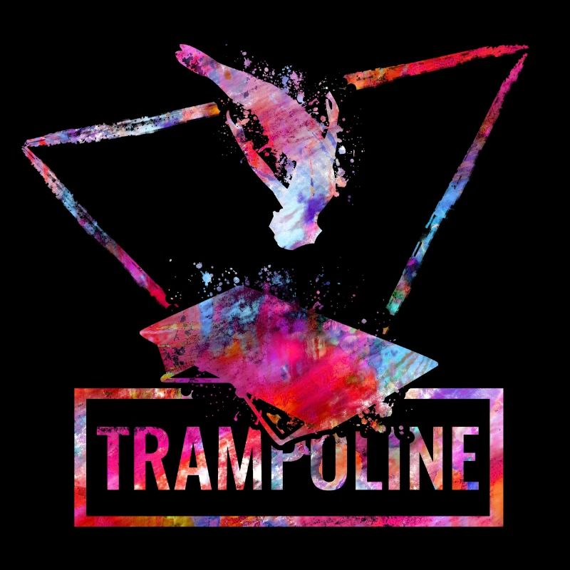 trampolin turnen springen trampolining