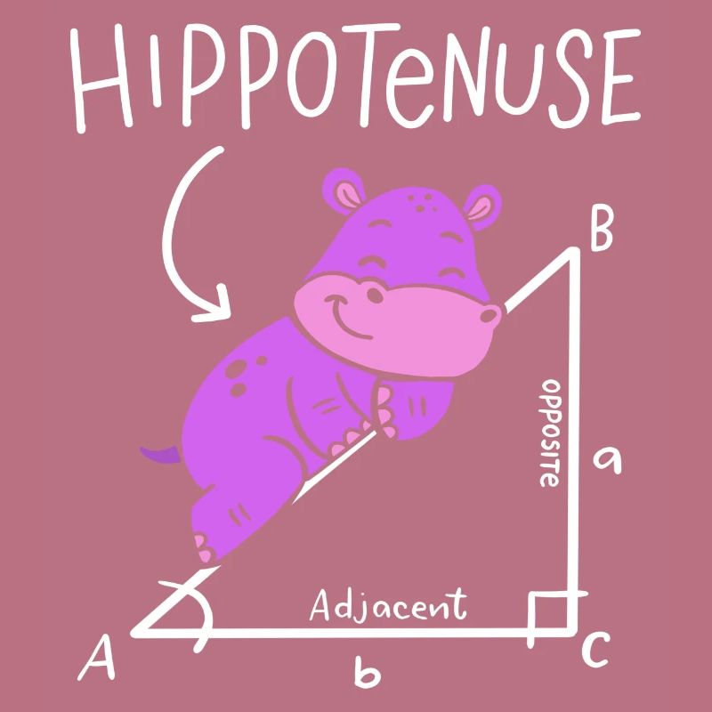 Hippotenuse Hypotenuse Triangle Geometry Math