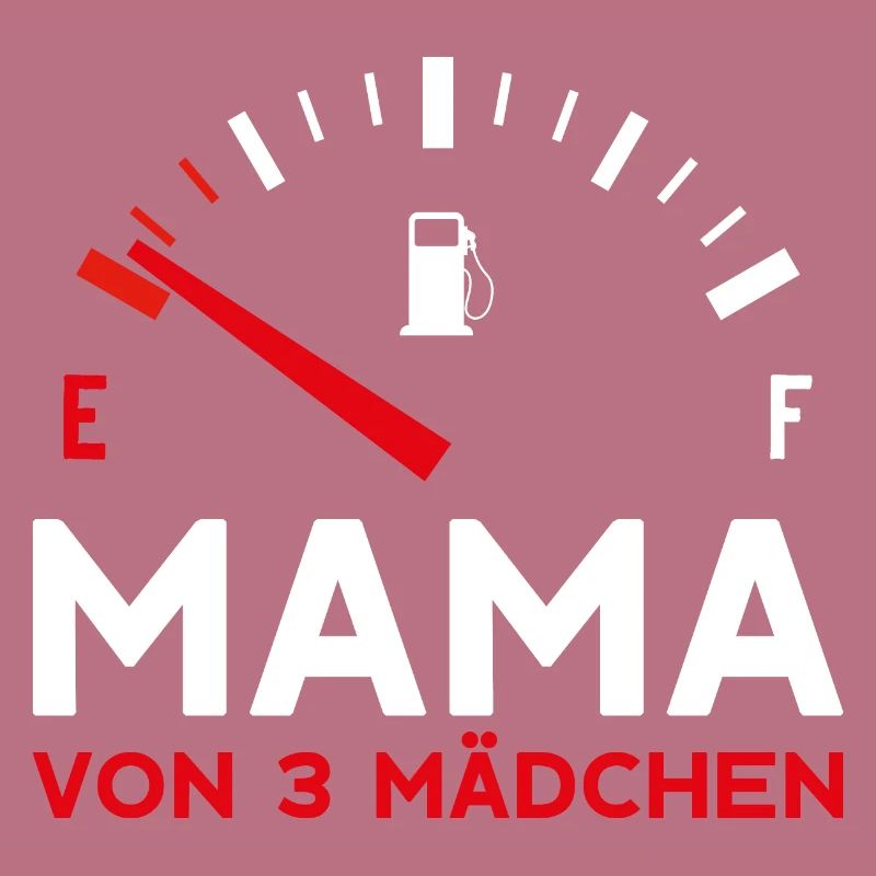 MAMA 3 MÄDCHEN DREI TÖCHTER MUTTERTAG