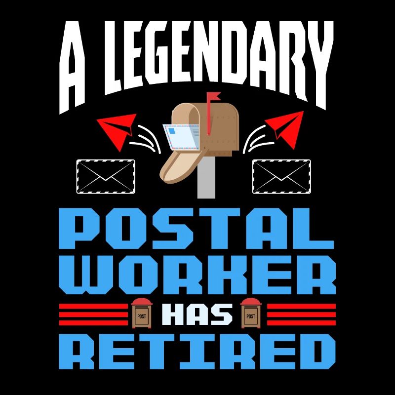 Postbote Rente Post Retired Postal Worker