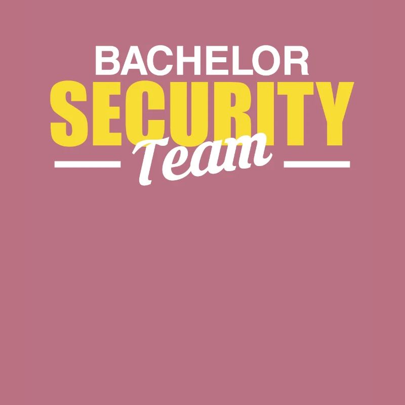 Bachelor Security Team Shirt Geschenk