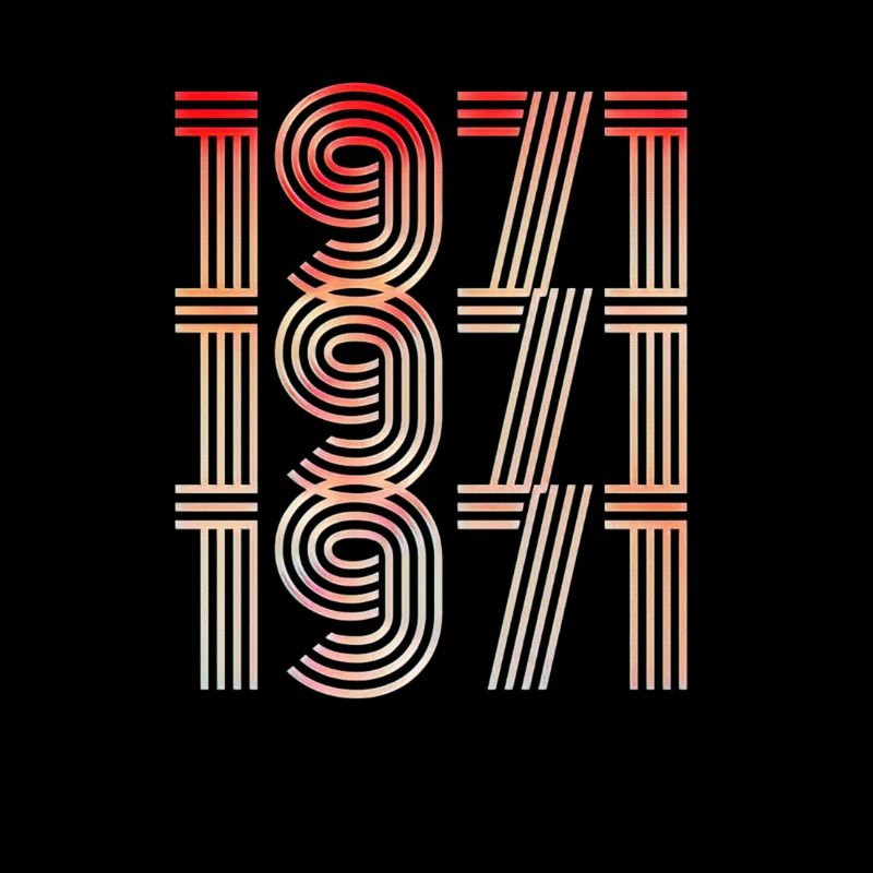 1971 Geburtstag Geburtstagsgeschenk