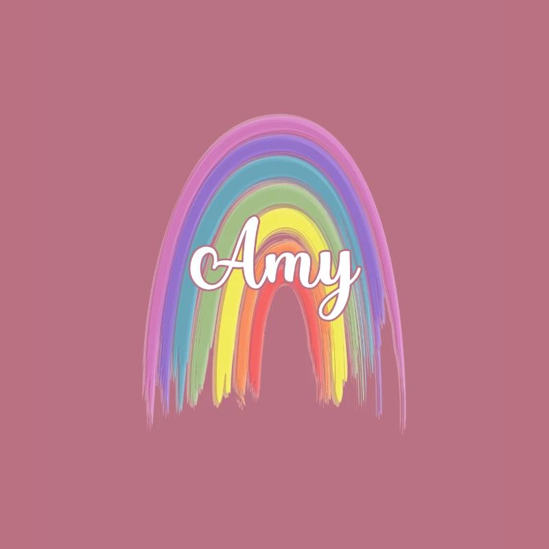 ADALYN Rainbow Cursive