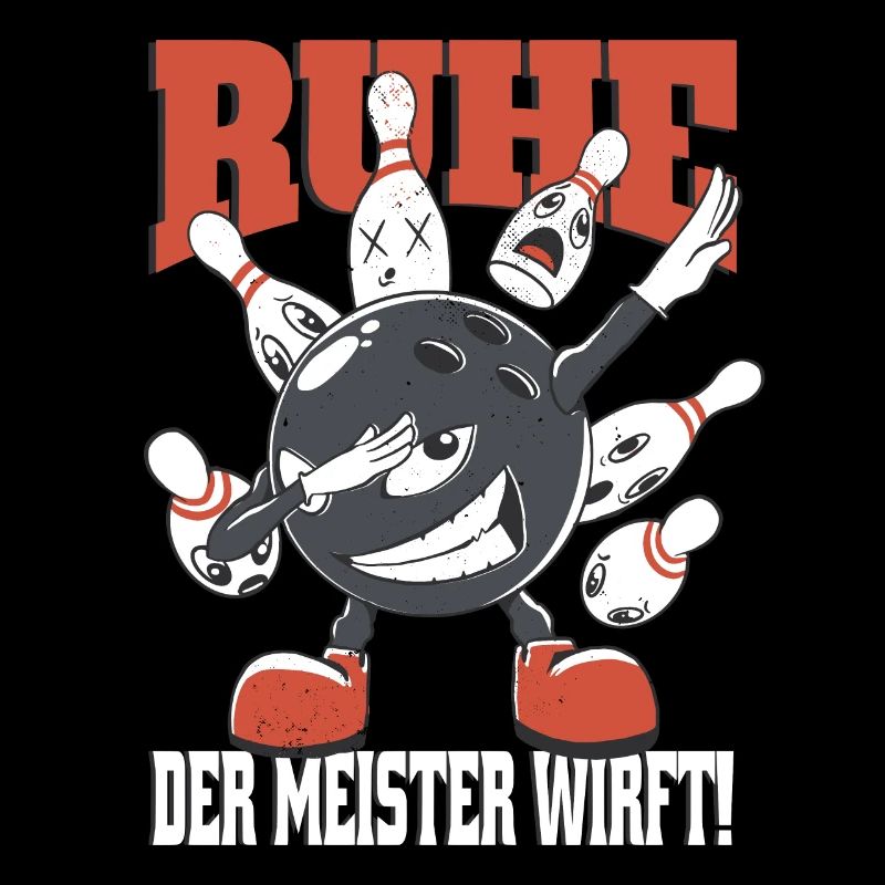 Bowling Mitgebsel Spieler Ruhe Der Meister Wirft