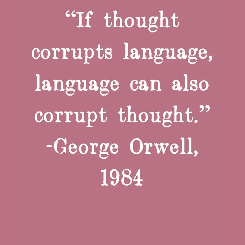 If thought corrupts language, language can also