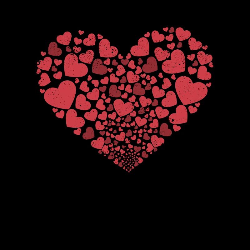 Amour Coeur Graphique Mignon Saint-Valentin Couples