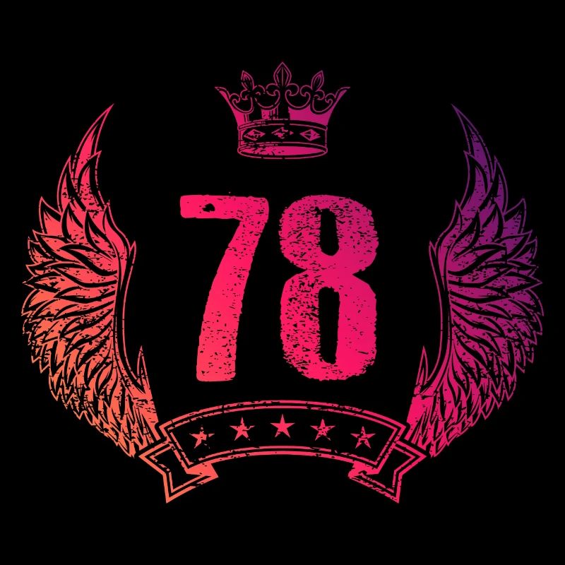 78 Number crown