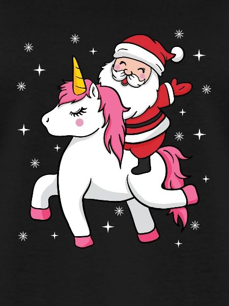 Santa Claus unicorn Nicholas Christmas gift