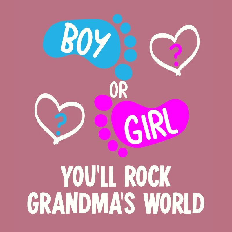 Babyparty Mädchen oder Junge Großmutter Oma