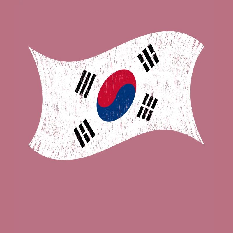 Corée du Nord Corée du Sud Drapeau Corée Asie