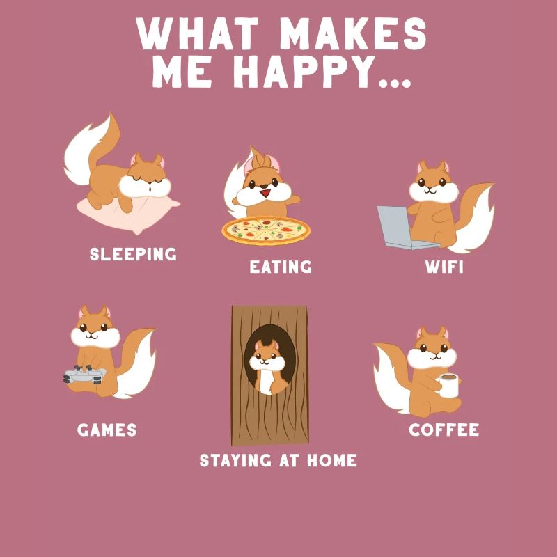 Eichhörnchen - Introvert - Eichkätzchen - Geschenk