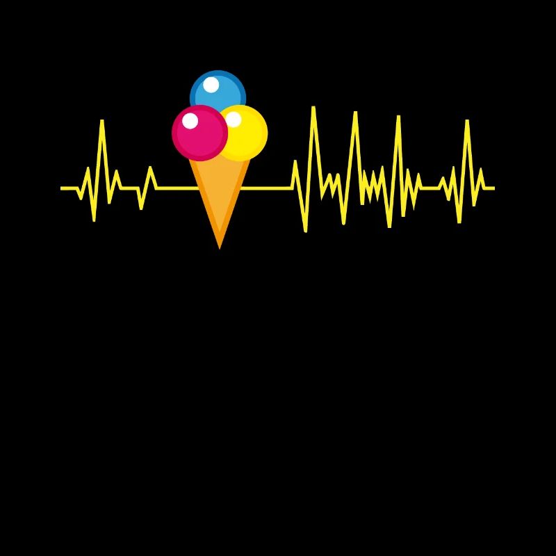Eiscreme Eis Herzschlag Sommer