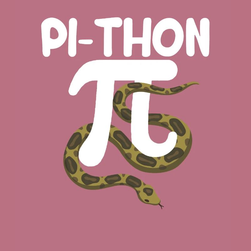 Pi-Thon Lustiger Pi-Tag Python Schlange Mathematik