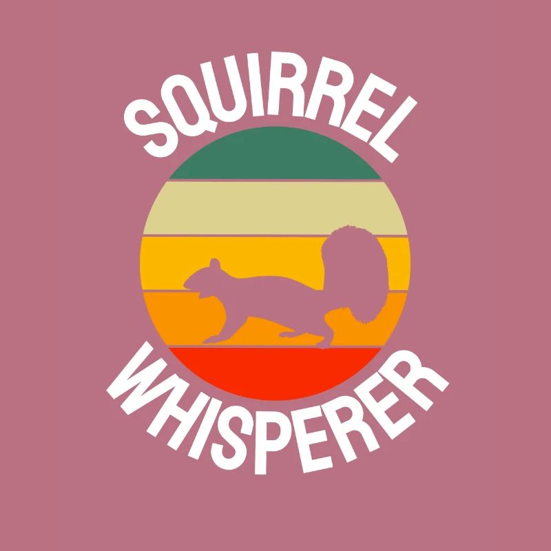 Retro Eichhörnchen Flüsterer