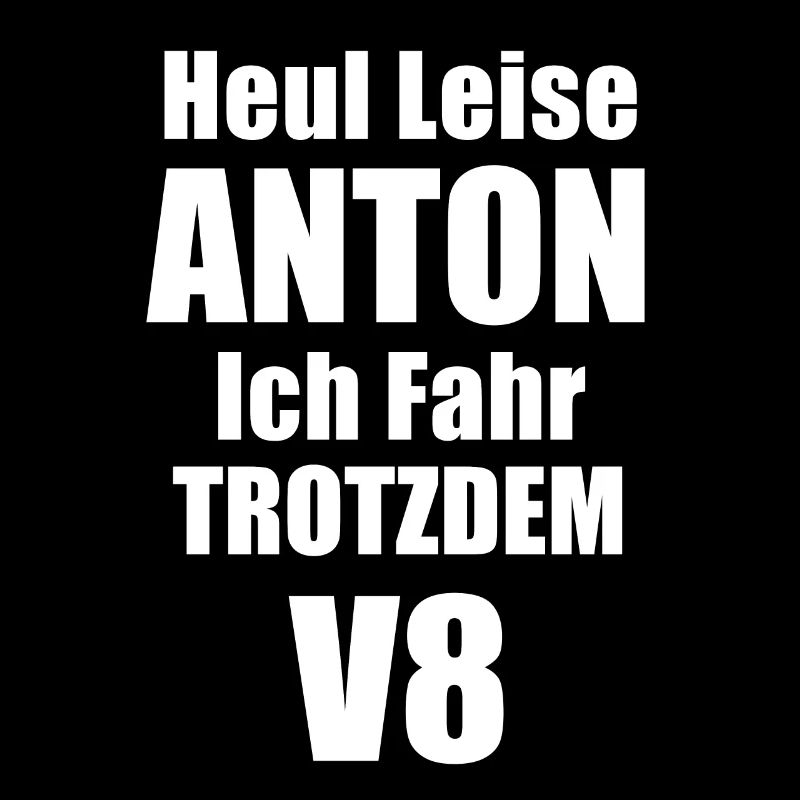 V8 8 zylinder cooler Spruch
