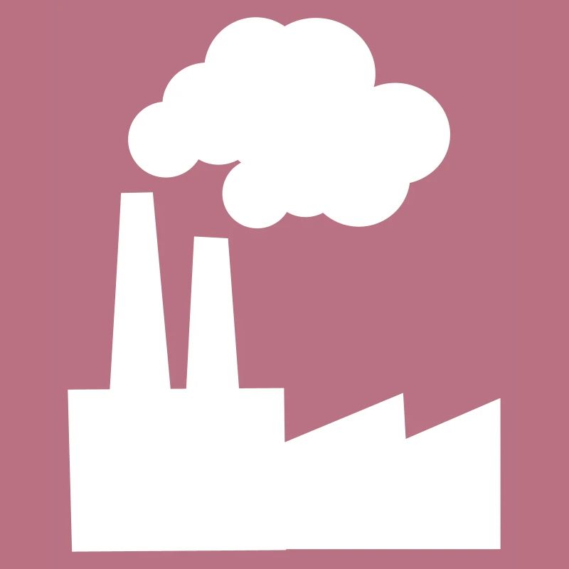 Rauchende Fabrik