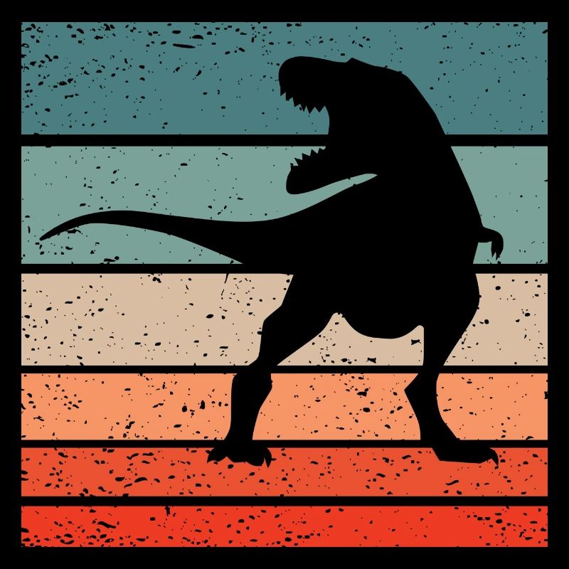 Dinosaur Retro Style Vintage