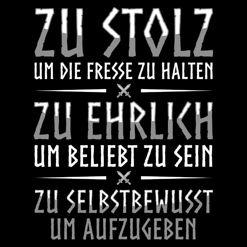 Stolz, Ehrlich, Selbstbe.