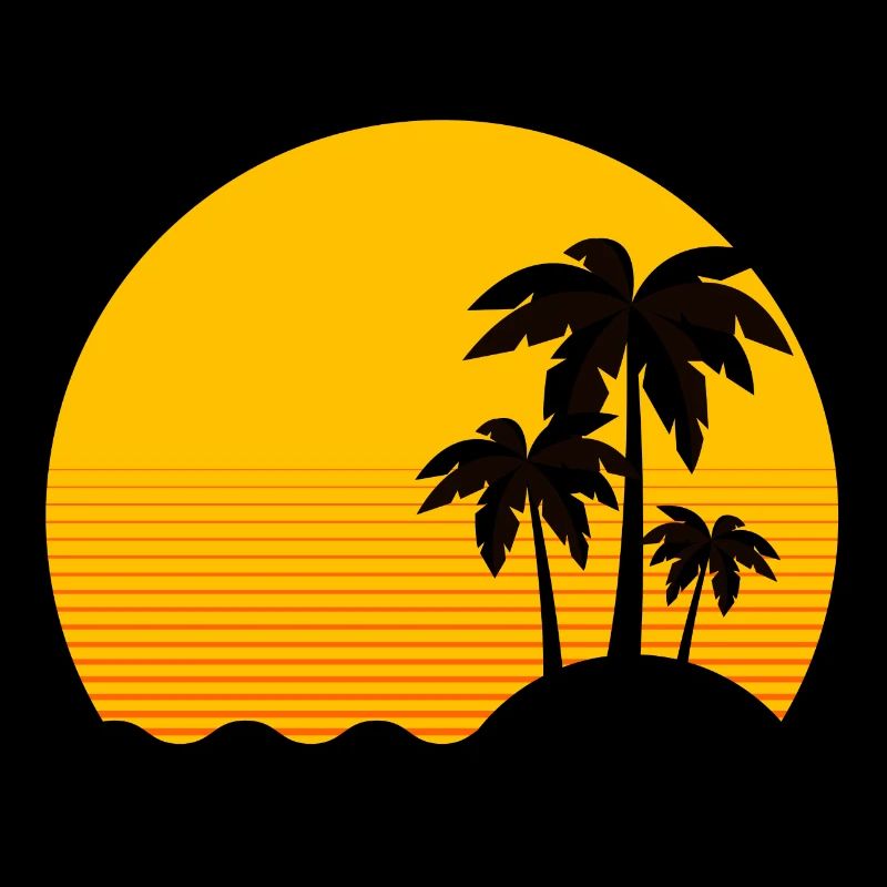 Coucher de soleil en jaune