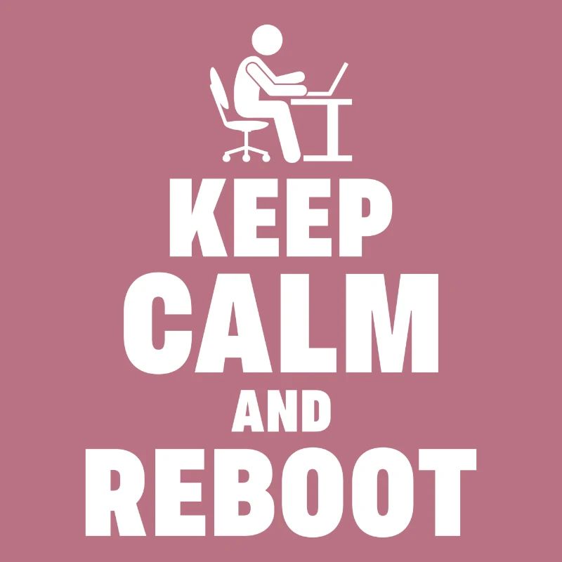Keep Calm and Reboot Admin Sysadmin Geschenk
