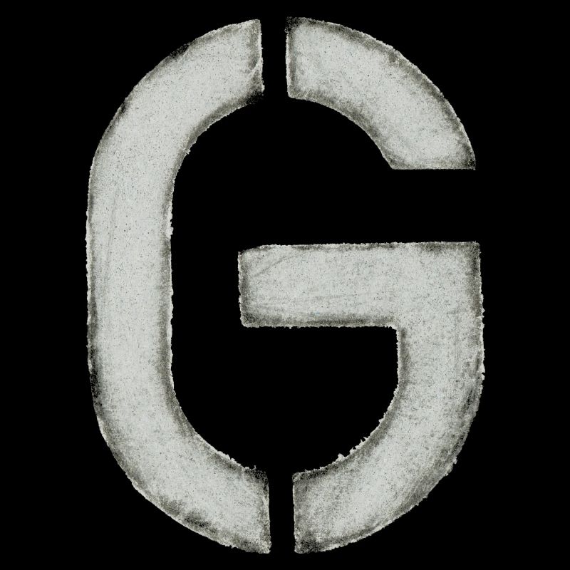 G - Buchstabe (Schablone/ Stencil)