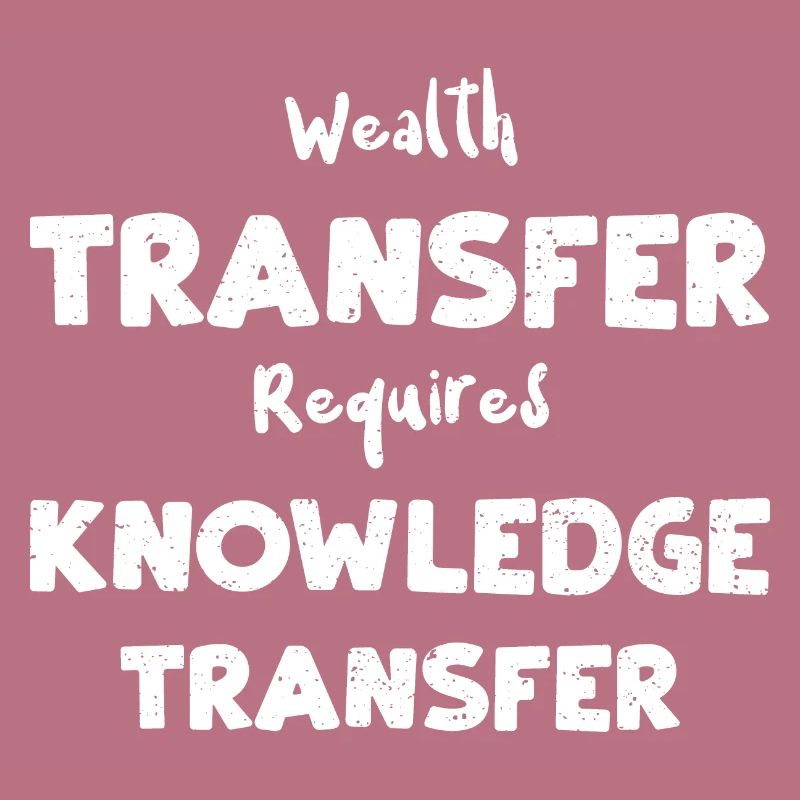 Le transfert de richesse nécessite...