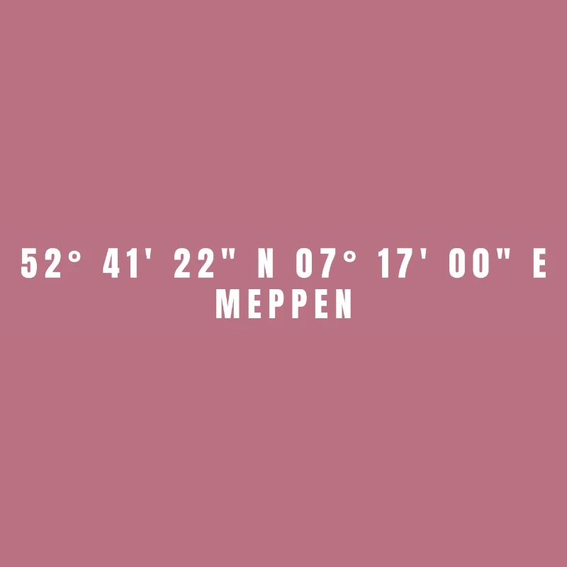 Meppen, Lower Saxony Coordinates