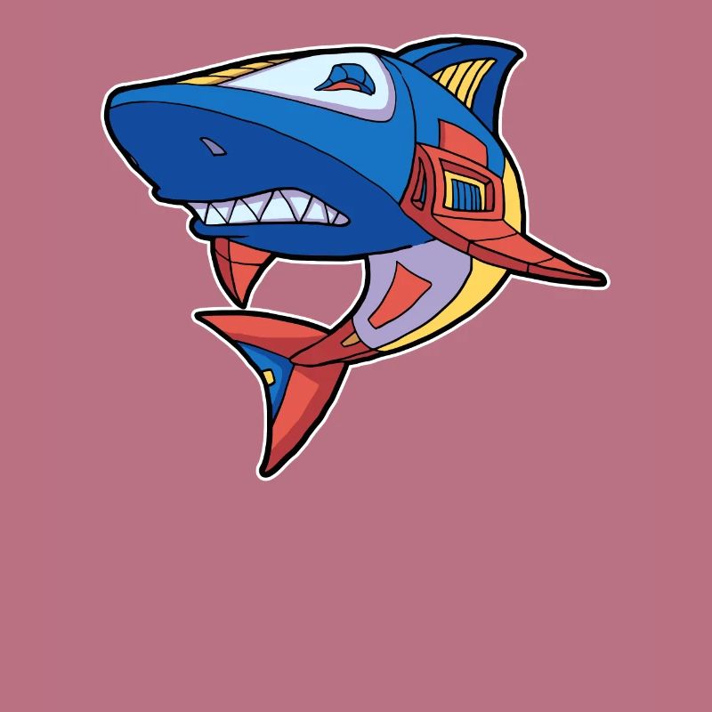 Robot shark shark predator