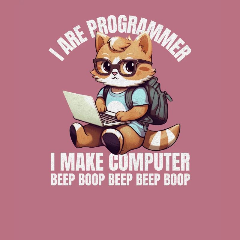Ich bin Programmierer. Ich mache Computer Beep