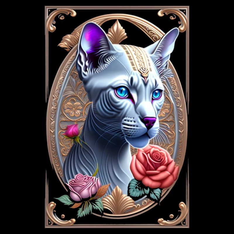 Kunstvolle Sphynx , Sphinx Katze