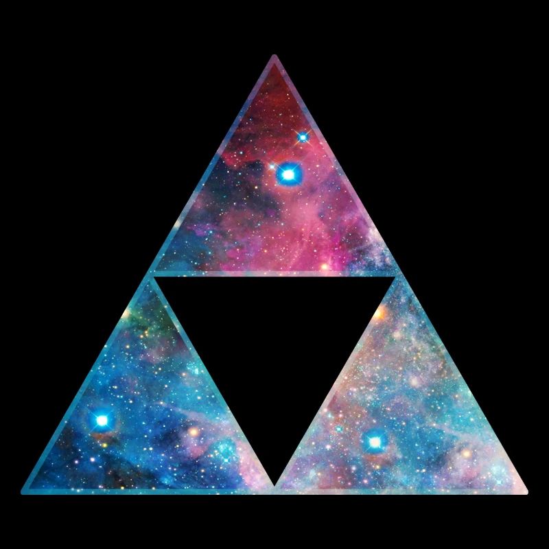 Galaxy Triforce, Mathematics, Universe, Space,