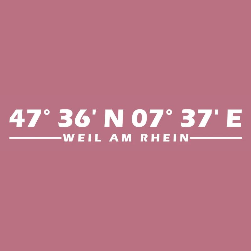 Because coordinates on the Rhine