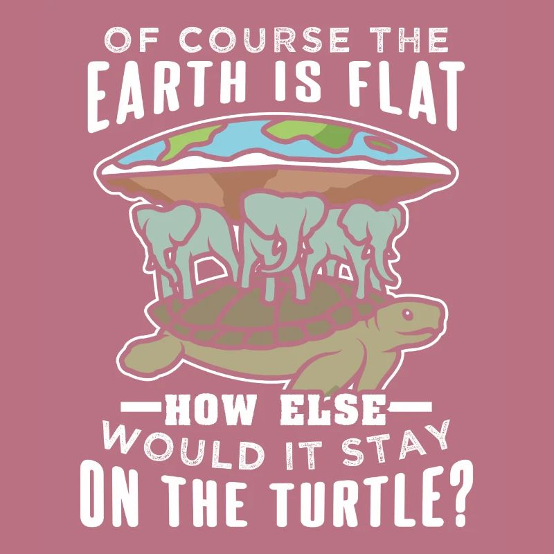 Flat earth turtle elephant