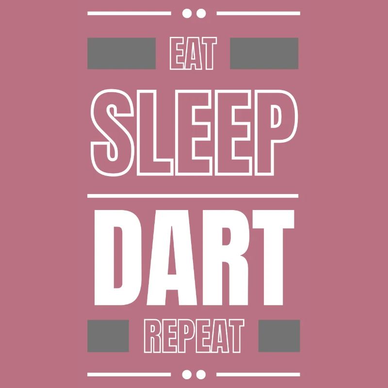 eat sleep dart repeat geschenk idee spruch