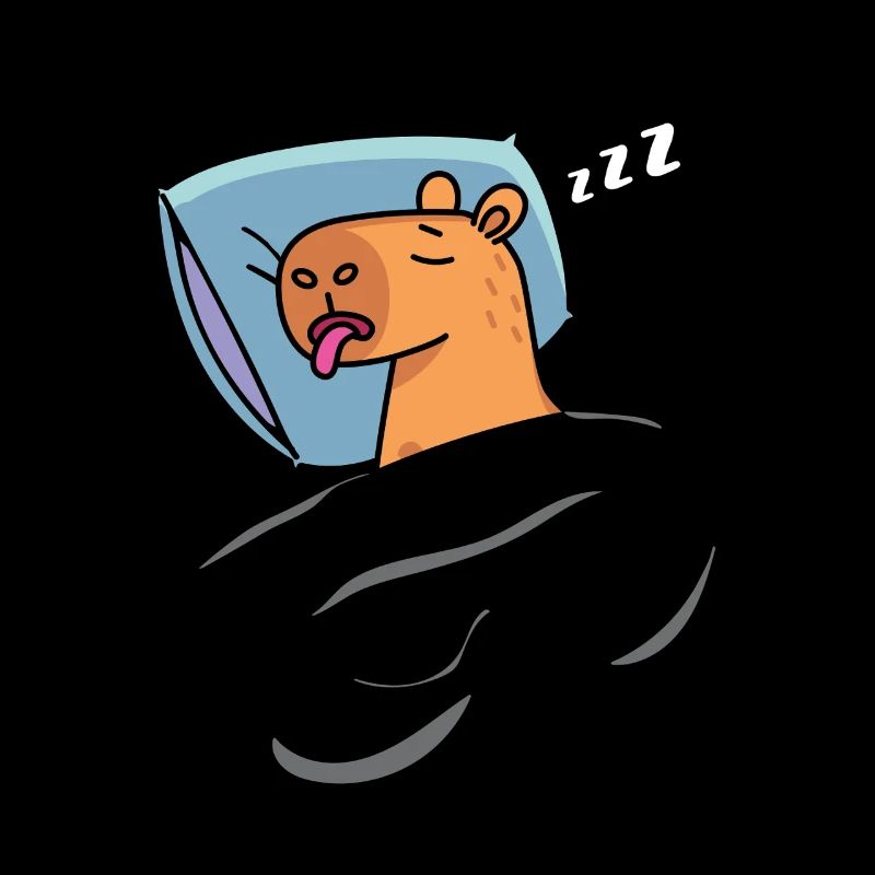 Capybara Pyjama Chemise de nuit Capybara Capybara