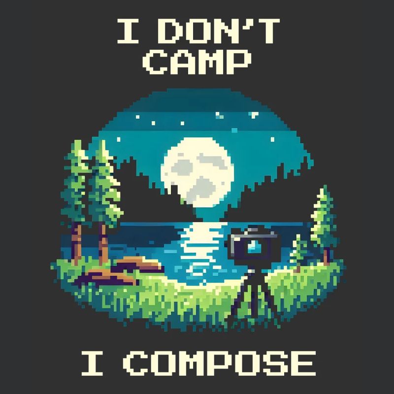 Je ne campe pas, je compose | Composition