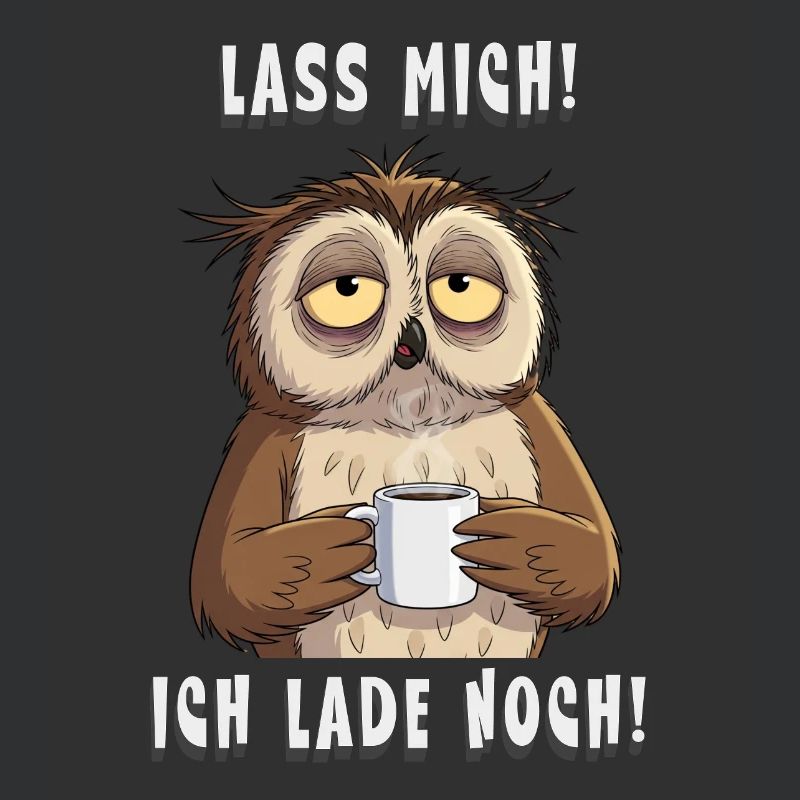 Ich Lade Noch Eule Kaffee Morgenmuffel